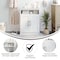 Flash Furniture Vega Organizer w/Two Magnetic Closure Doors, In-Cabinet Adjustable Shelf, and Upper Open Shelf, Wht FS-VEGA-BATH-4-WH-GG - alternate 8
